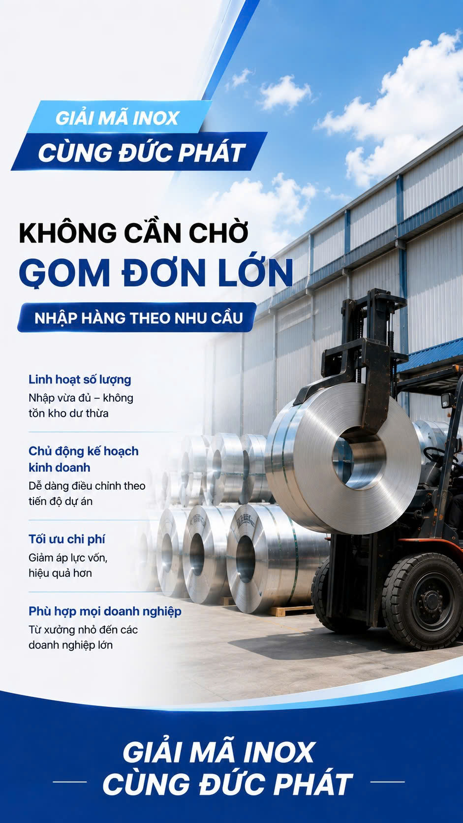 Không cần chờ gom đơn